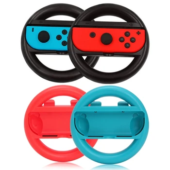 2 бр. Състезателни колело за Nintendos Nintend Преминете Joy Против Контролер Дръжки за Nitendo Преминете Игри ABS Материал