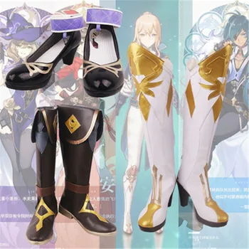 2021 Нова Игра Genshin Impact JEAN LISA AMBER KAEYA Cos обувки Обувки за Cosplay