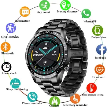 2022 Новите Смарт Часовници за Мъже С Пълен Сензорен Екран Спортни Фитнес Часовник е Водоустойчив IP67 Bluetooth За Sony Xperia 5 Android и ios