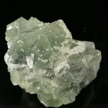 224.7 Естествен зелен флуорит, кристал, кварц, образци на минерали