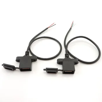 2pin 4pin сам USB Конектор конектор за захранване кабел Пылезащитная Капак на Конектора Заваръчна Тел Изход Порт за Данни кабел за зареждане на тел c