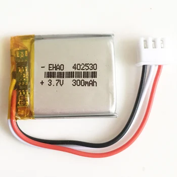 3,7 На 300 mah литиево-полимерна акумулаторна батерия липо 402530 JST XHR 2.54 мм 3pin жак за MP3 bluetooth слушалки smartwatch