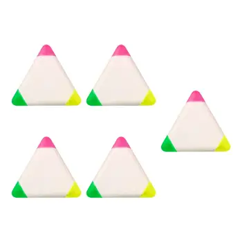 5x3 Цветен Маркер Дръжка Флуоресцентни Химикалки за Подчертаване Триъгълник Маркер Писалка за Рисуване Планер Изработване на Картички Записная Книжка