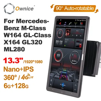 Android 10,0 Собствено автомобилно радио авточасти за Mercedes-Benz M-Class W164, GL-Class X164 GL320 ML280 13,3 
