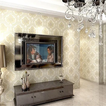 beibehang pvc бронзирующий Дамаск в европейски стил, пълен с тапети ресторант papel de parede тапети за стени KTV paredes
