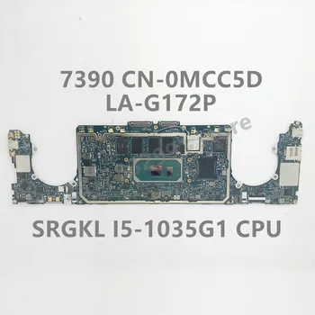 CN-0MCC5D 0MCC5D MCC5D най-Високо Качество За DELL 7390 дънна Платка на лаптоп DDP31 LA-G172P с SRGKL I5-1035G1 процесора е на 100% Напълно тествани OK