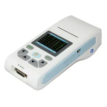 CONTEC ECG90A CE медицински Сензорен ЕКГ 12 водещ екг машина ЕКГ Монитор Электротелеграфа Тълкуване на Одноканальное софтуер