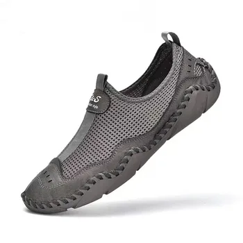 DAFENP Модерни обувки за почивка с осьминогом, Mesh вентилационна обувки за бягане, мъжки Лека удобни обувки за ходене 38-48