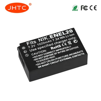 EN-EL20 EN-EL20 ENEL20 Взаимозаменяеми Батерия 1020 mah за NIKON 1 J1 J2 J3 S1 AW1 Coolpix A PM006 КАМЕРА S S1 Bateria 