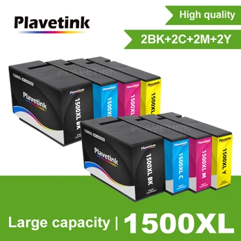 Plavetink 4 Цветно Мастило Патрон PGI-1500 XL, Съвместим с Canon MAXIFY PGI1500 MB 2356 2357 2750 2000 2354 Принтери