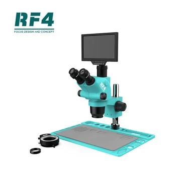 RF-6565TVD2-YS010W Микроскоп 6,5-65X Конфокальная Тринокулярная помещение за 10-инчов монитор с 16-мегапикселов HDMI WIFI Смарт дисплей Микроскоп