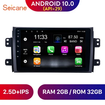 Seicane Android 10,0 9 инча Автомобилен GPS Авто Радио Плеър за 2006-2012 Suzuki SX4 с управление на Волана волана RDS