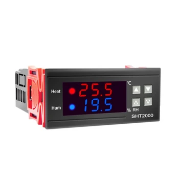 SHT2000 Регулатор на Температурата И Влажността Термостат Humidistat Инкубатор За Приготвяне На Закрито Термометър, Влагомер AC110-230V