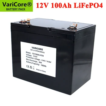 VariCore 12v 100Ah LiFePO4 Батерии 12,8 На Литиеви Захранващи Батерии 4000 Цикъла За Кемперов количката Офроуд Автономен Слънчев Вятър