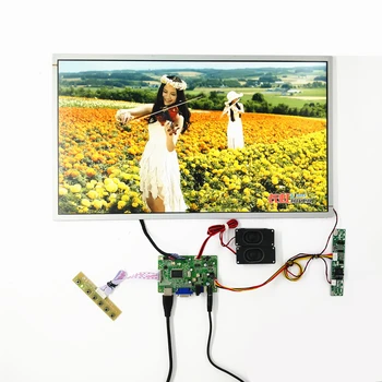 VGA + Audio заплата LCD контролер + 21,5-инчов IPS LCD панел с резолюция 1920 * 1080 + led такса водача + кабел LVDS + клавиатура на екрана