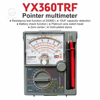YX-360TRF Мултицет с Показалеца Тип Амперметър Мултицет Dc/ac напрежение, Измерител на Повърхността на Ток Игла Универсален Измерител на
