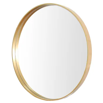 Желязното Стенно Подвесное Лицето Кръгло Огледало Творческа Огледало За Баня, Които Просто Модно Бижу В Банята Тщеславное Огледало Q429