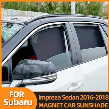 За Subaru Impreza Седан 2016-2018 Задното Странично Прозорец На Сенника Авто Козирка Магнитен Предни Предното Стъкло На Окото Завеса
