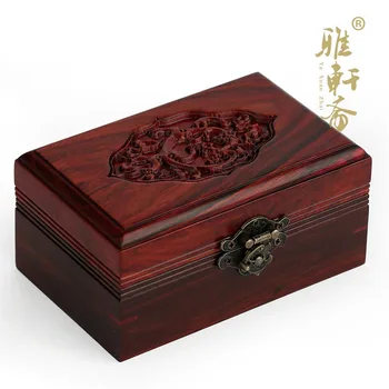 Изделия от розово дърво, киселите пръчки, правоъгълна кутия, китайски антика, антики, печат, скоростна, кутия за събиране на нефрит
