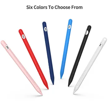 калъф Мек Силикон За iPad Pro на Apple Молив 1 Нескользящий высокоэластичный с Топчета Защитен калъф Touch Pen Седалките за стилуса