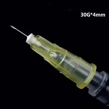 малка игла 13 мм, 4 мм, 25 мм за еднократна употреба 30 г медицинска микропластиковая инжекция козметична стерилен игла хирургически инструмент