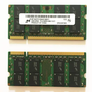 Микрон 4 GB ddr2 800 Mhz лаптоп оперативна памет memoria DDR2 4gb 2Rx8 PC2-6400S-666-13- Памет E1 4GB DDR2 800MHZ за преносим компютър