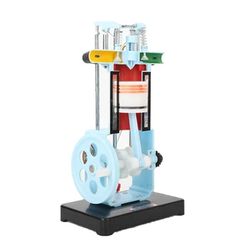 Модел на дизелов двигател Принцип на работа на двигателя с вътрешно горене Обзавеждане за физически експерименти