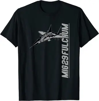 Мъжки t-shirt Миг 29 опорна точка Jet Fighters С Къс Ръкав, Ежедневни Летни Тениски от 100% Памук Кръгло Деколте