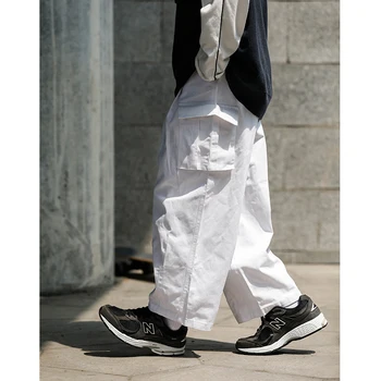 Мъжки Японската Мода Cityboy, Широки Ежедневни Панталони-карго, Мъжки Улични Панталони в Стил хип-хоп, Реколта Панталони, Зреещи