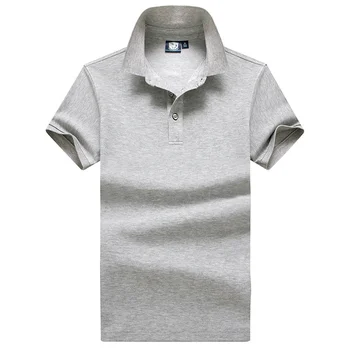 Нова Тениска с къси ръкави за Мъже, Летни Дишащи Мъжки Поло, Ежедневни Модни Корейски Дебнещ Памучни Мъжки Polo Homme Camisas, Големи Размери на M-5XL