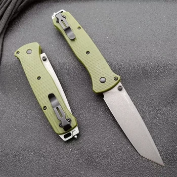 Открит BM 537 Тактически Сгъваем Нож С дръжка от Фибростъкло за Самозащита, Безопасни Джобни Военни Ножове-BY57