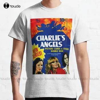 Реколта Скоростна Търговски Картички Charlie ' S Angels Topps, Класическа Тениска, Футболни Ризи За Жени, Креативна Забавна Тениска Подарък на Поръчка Xs-5Xl