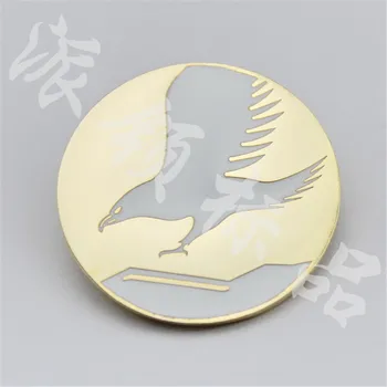 Самоличността на метални значки с образа на орел, кръгли златни игли на ревера с логото на орел