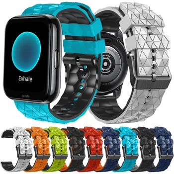 Силиконови Смарт Въжета За Realme Watch 2 Pro Каишка Smart-Часовници, Гривни Realme Watch S Pro 22 мм Кореа Гривна Аксесоари