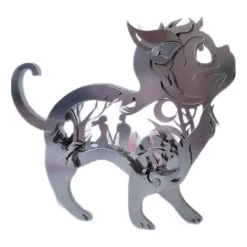 Стоманена МОКР 3D Метален Пъзел Dream Cat DIY Модел Пъзел Подарък И Играчки Пъзели За Деца И Възрастни, Обучение, Образование