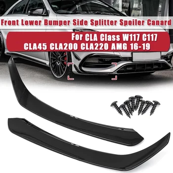 Страничен Спойлер Предна Долна Броня на Автомобила за Mercedes-Benz CLA-Class W117 C117 CLA45 CLA200 CLA220