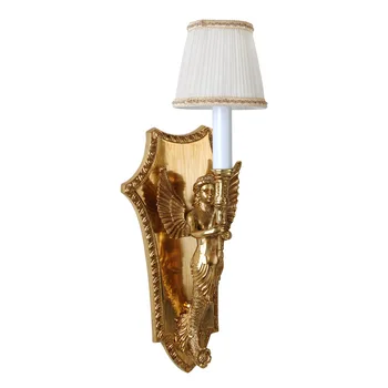 Френски изцяло меден, с монтиран на стената лампа семейната всекидневна, с монтиран на стената лампа, нощно шкафче за спалня хотелски кабинет портретен, с монтиран на стената лампа