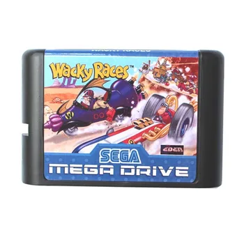 Чалнат Раса на 16 бита MD Игрална карта За Sega Mega Drive За Genesis